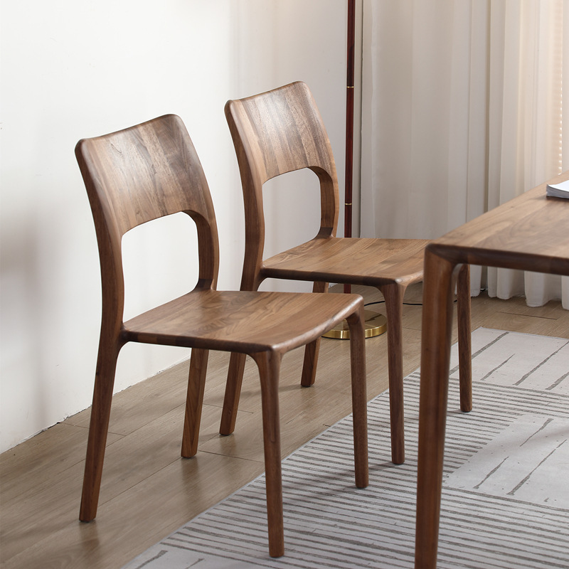 Ambor Full Mortise & Tenon Wooden Dining Chair-Afurnitek