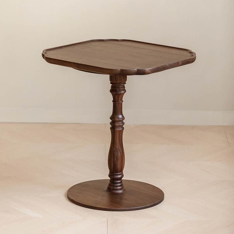 Aoseno Retro Solid Wood Side Table, End Table-Afurnitek