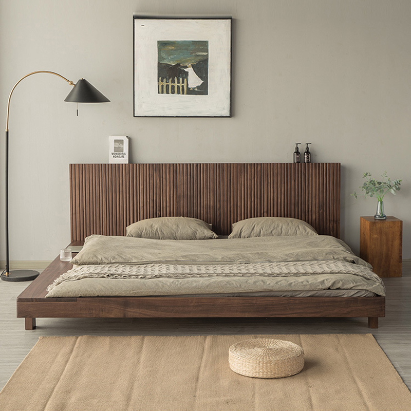 Cenra Bedroom Solid Wood Platform Bed Frame