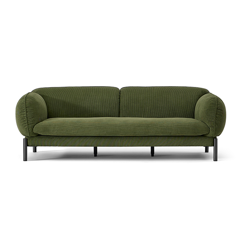 Argos Modern Couches Vintage Cedar Green Corduroy Fabric Sofa
