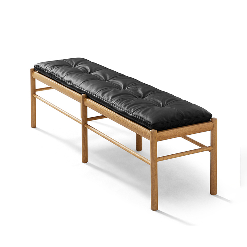 Everos Scandinavia Dining Bench Entryway Bench Modern Bedroom Leather Benches