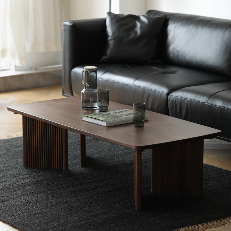 Slane Modern Minimalist Coffee Table, Tea Table, Solid Wood-Afurnitek