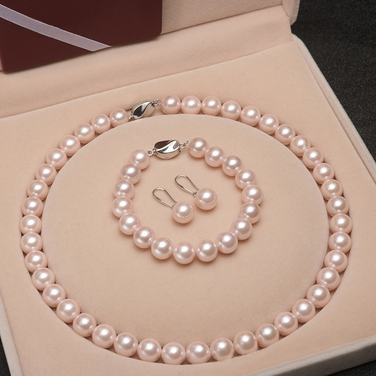 🔥Hot Sale - 50% OFF🎁Akoya Pearl Jewelry Set (Necklace, Bracelet, Earrings)