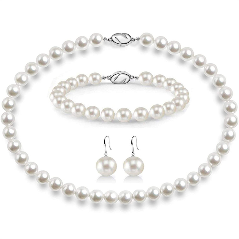 🔥Hot Sale - 50% OFF🎁Akoya Pearl Jewelry Set (Necklace, Bracelet, Earrings)
