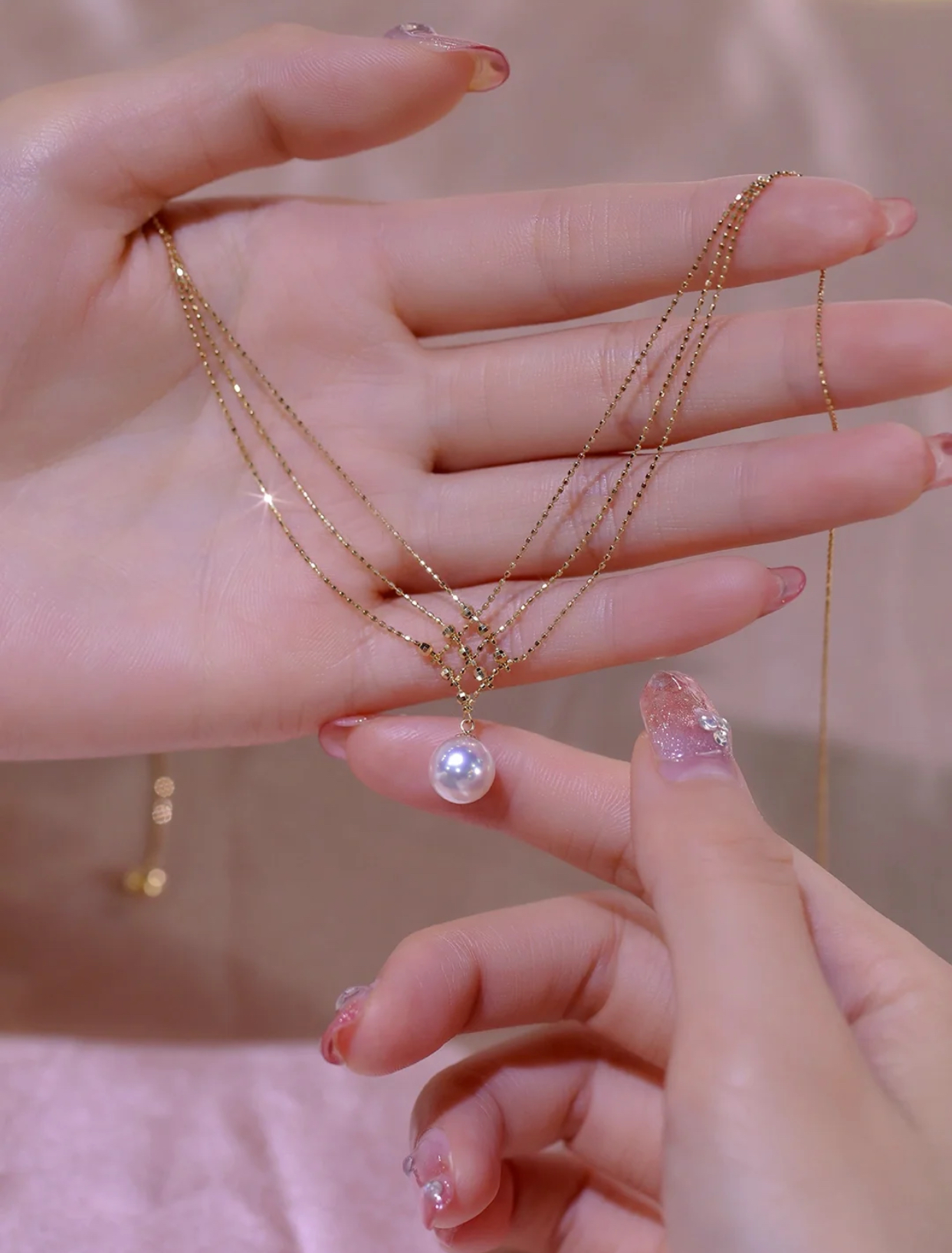 🔥Limited Time Promotion🎁Akoya Pearl Lace Necklace