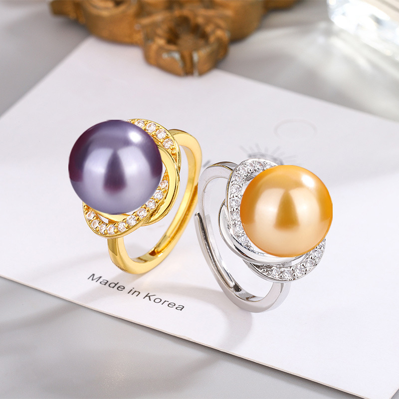 ⏰Limited Time Sale 70% OFF⏰--Japanese AAAA Akoya Pearl Ring (adjustable)