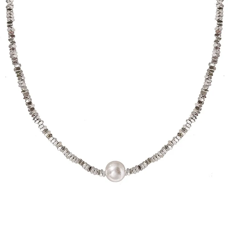 S925 Sterling Silver Japan Top Akoya Pearl Necklace"One Pearl"