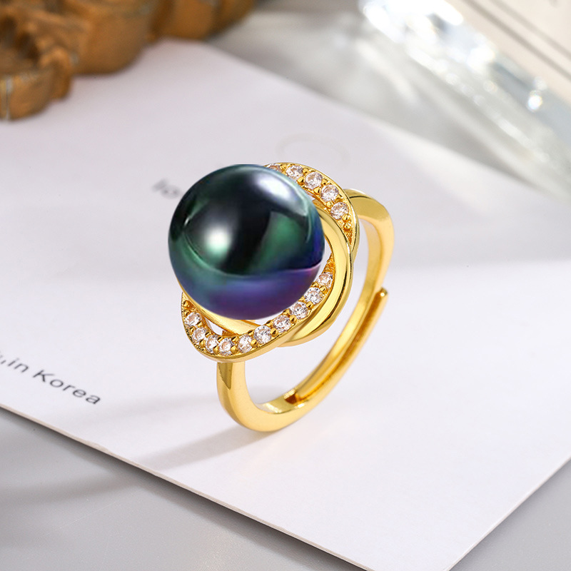 ⏰Limited Time Sale 70% OFF⏰--Japanese AAAA Akoya Pearl Ring (adjustable)