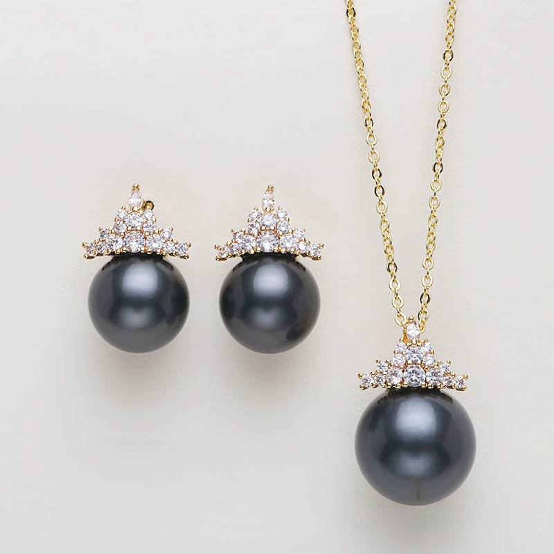 Akoya Pearl Jewelry Two Piece Set 