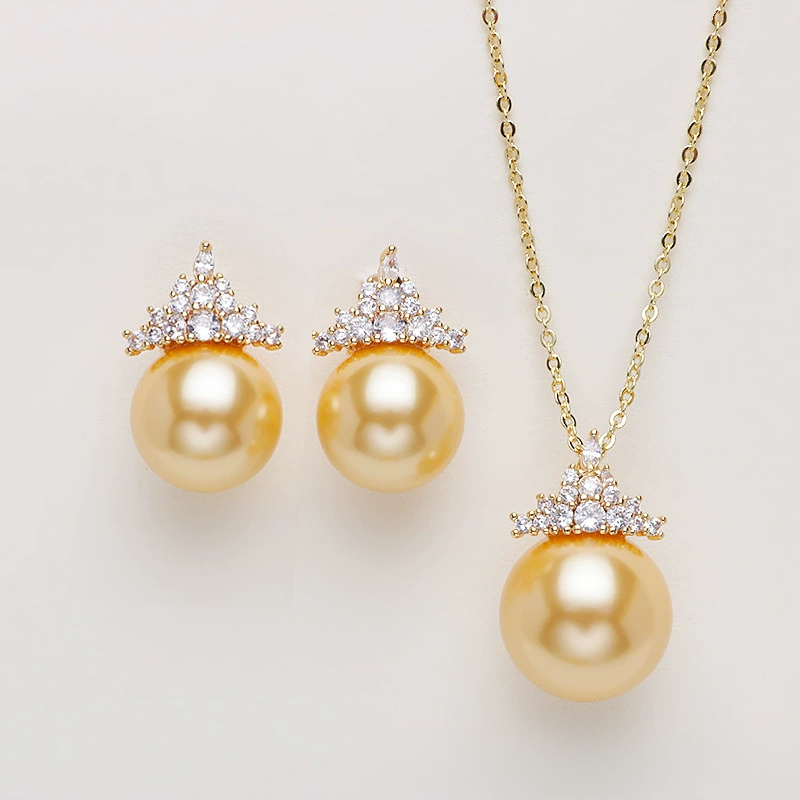 Akoya Pearl Jewelry Two Piece Set 