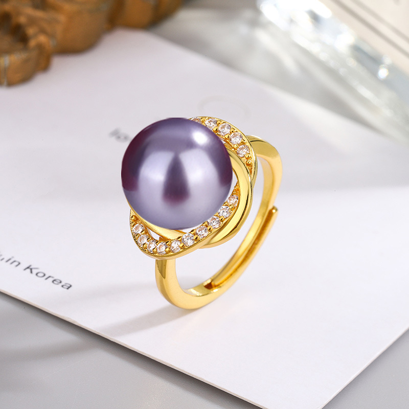 ⏰Limited Time Sale 70% OFF⏰--Japanese AAAA Akoya Pearl Ring (adjustable)