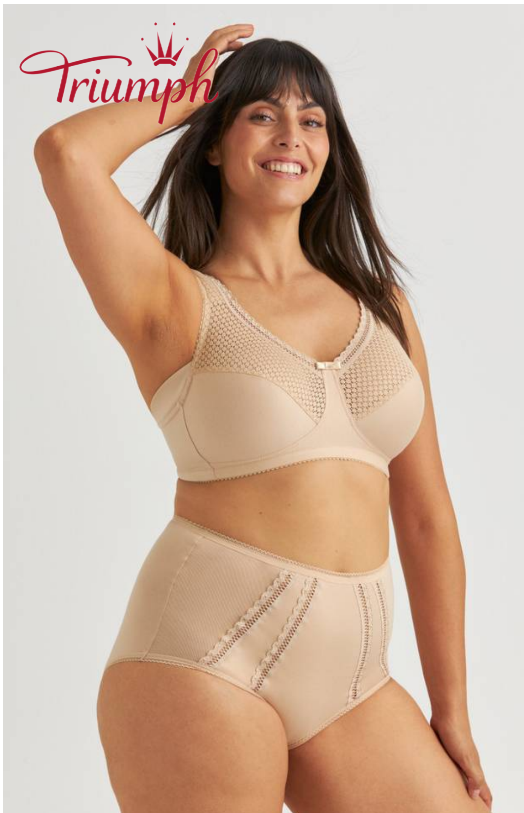 Triumph - 3 darabos készlet 🔥 Nyomtatott Comfort csipke melltartó