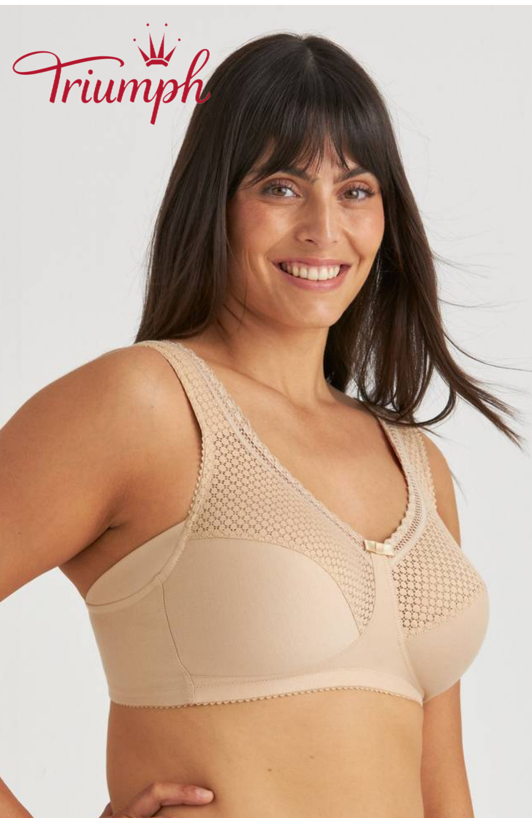 Triumph - 3 darabos készlet 🔥 Nyomtatott Comfort csipke melltartó