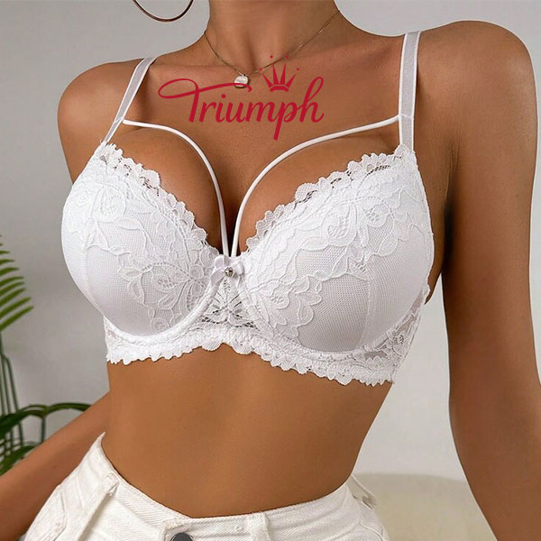 Triumph - 3 db. 💥romantikus csipke melltartó