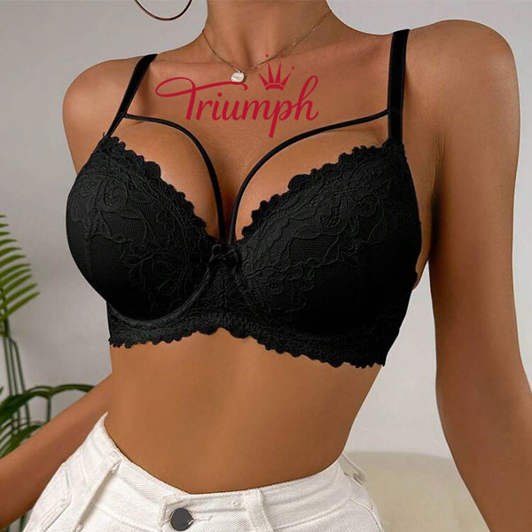 Triumph - 3 db. 💥romantikus csipke melltartó