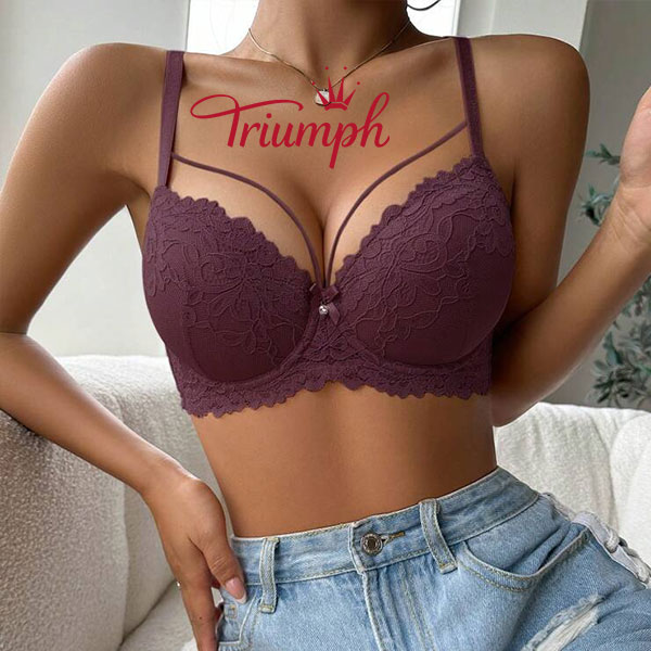 Triumph - 3 db. 💥romantikus csipke melltartó