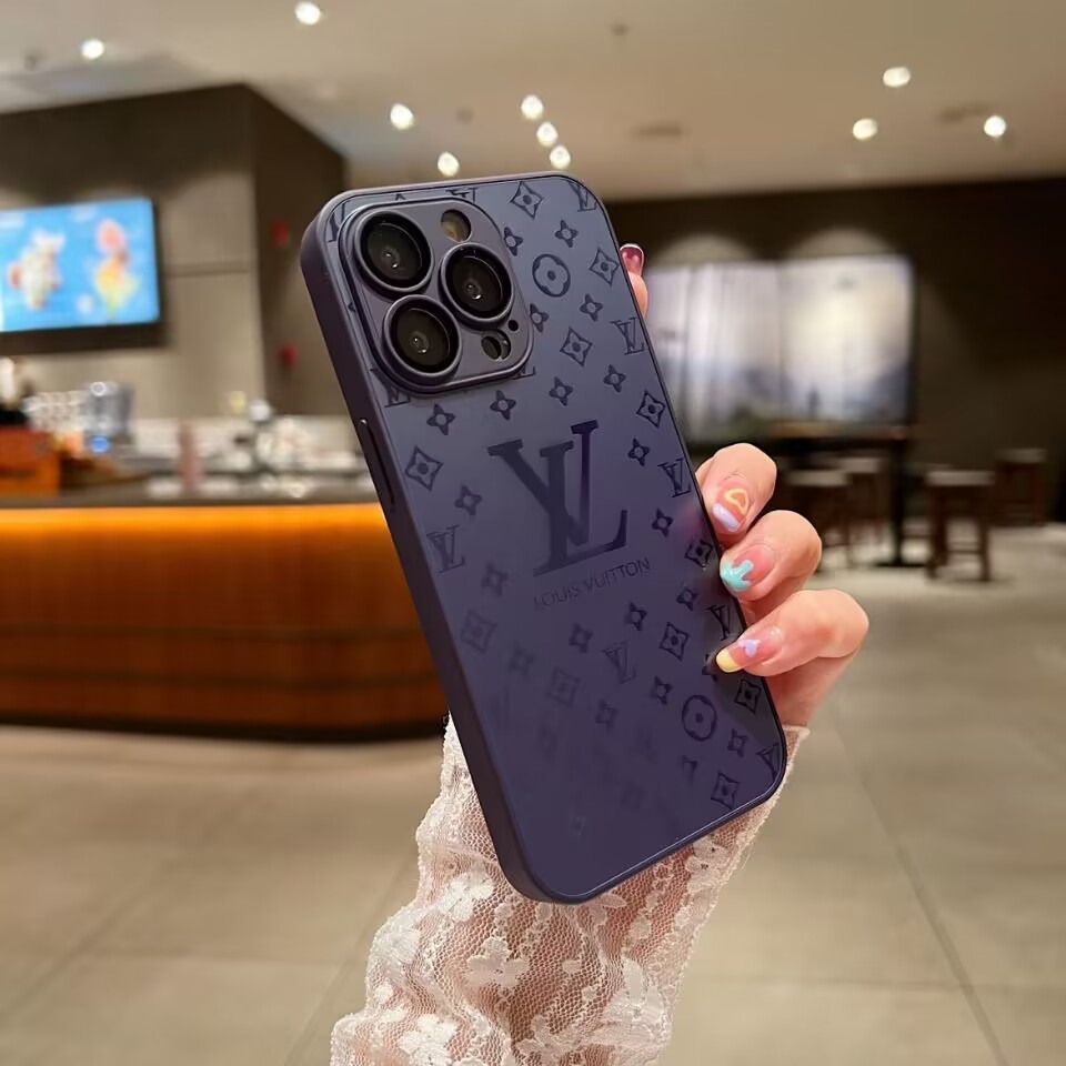 Luksusowe i stylowe etui na iPhone'a 360° z matowego szkła
