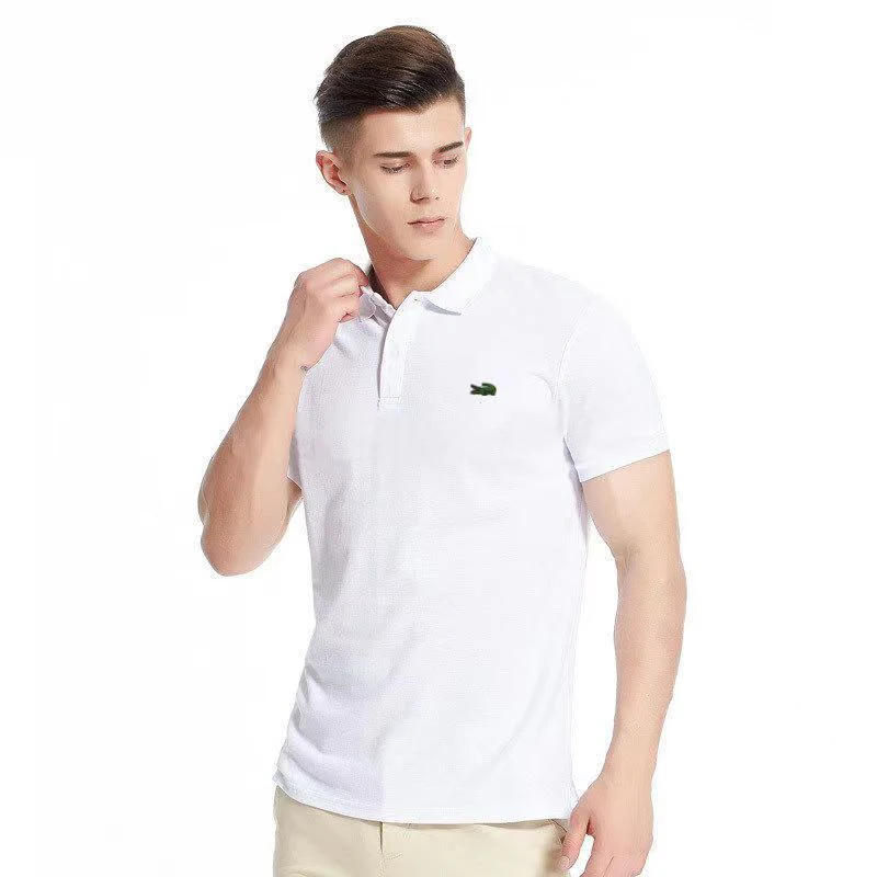 Premium Men's Polo Shirt: High-End Embroidery, Business Casual Style