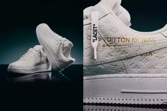 [Naujo produkto leidimas] [Naujas metų produktas] LOUISVUITTONX Nike Air Force 1 White [Grynieji pinigai pristatymo metu]