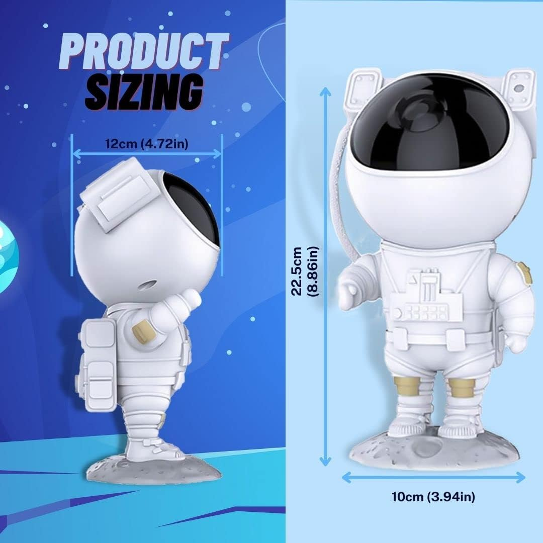 "Astronaut Galaxy" projektoriaus įkraunama lempa su nuotolinio valdymo pultu