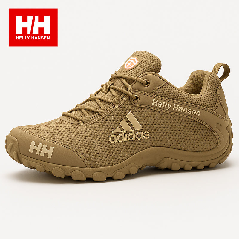 Nauji vyriški darbo batai iš Helly Hansen ir adidas su plieninėmis pirštų apsauga, apsaugančiomis nuo mėlynių ir pradūrimų.