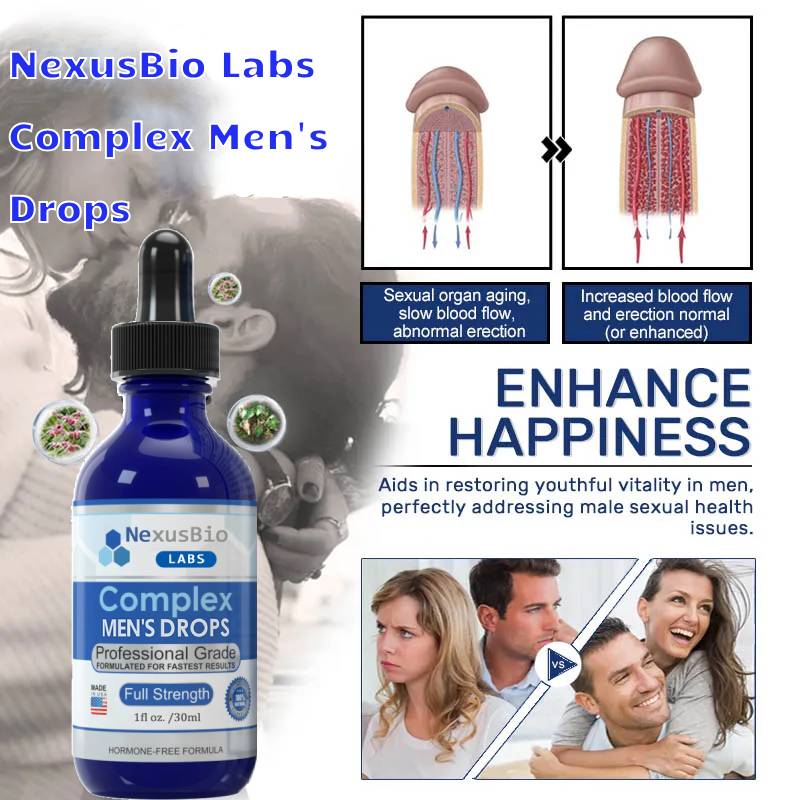 💝"NexusBio Labs Complex" vyrų lašai [🚀💥itin stipri versija🚀💥]-pirkite vieną, gaukite vieną nemokamai (2 vnt.)