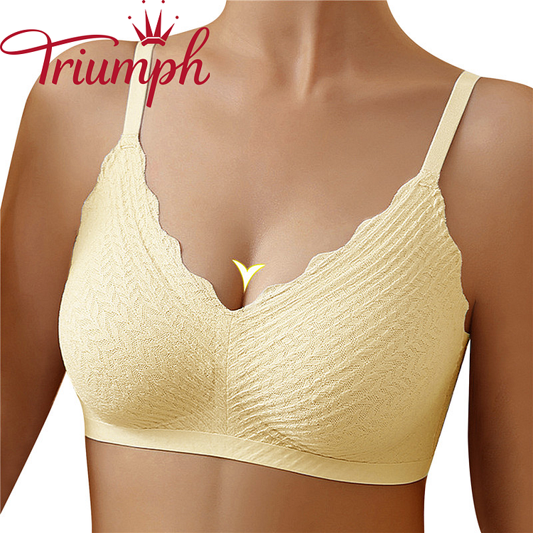 Triumph - 3 vnt 💥Bubble Lace Besiūliai lateksiniai ploni apatiniai[75A-110E]