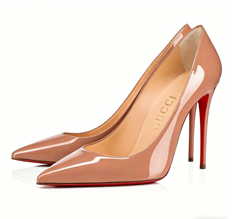 2026 m. nauji moteriški juodi odiniai "Gucci®" batai