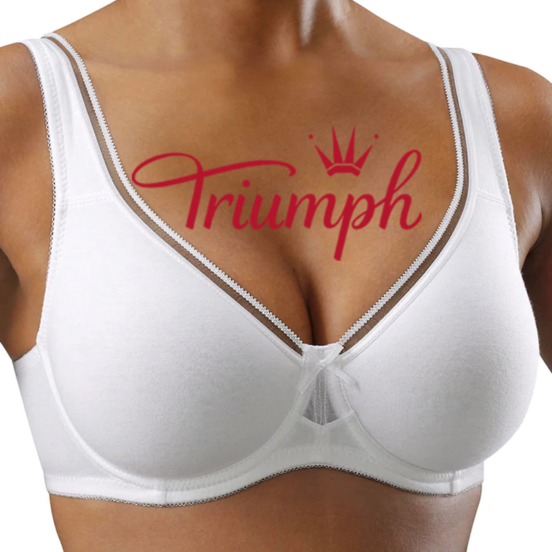 Triumph - 3 db. 💥Pamut, varrás nélküli kupa melltartó