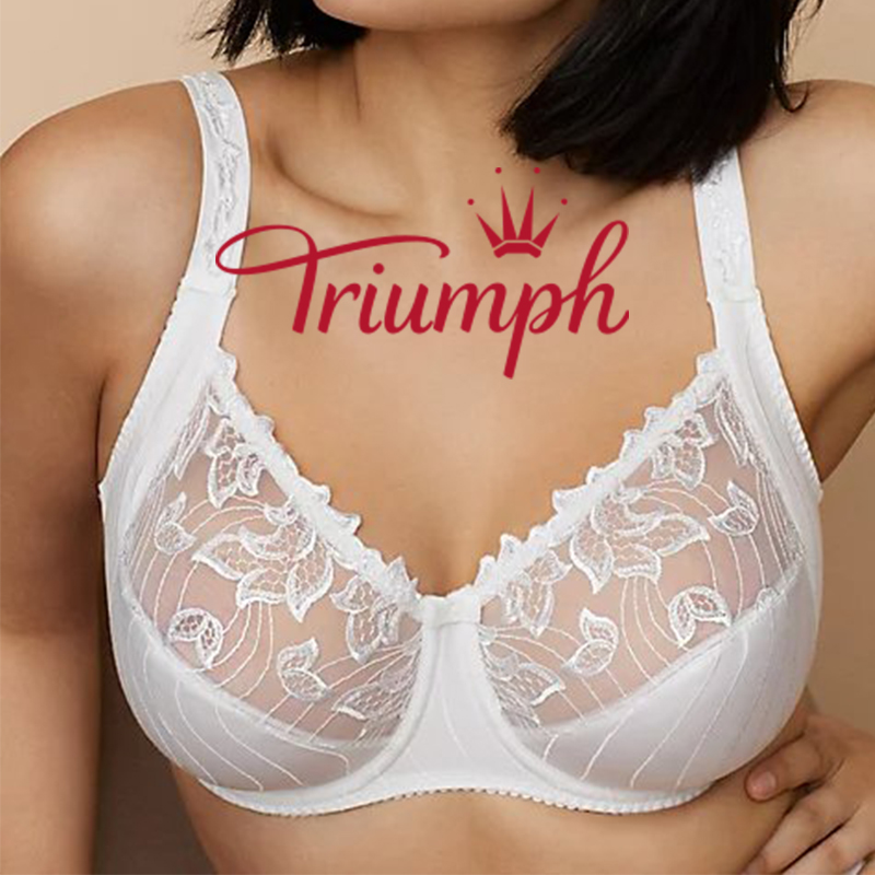 Triumph💝💝trijų dalių pusiau antklodė seksuali didelė patogi didelė nugaros liemenėlė✨✨