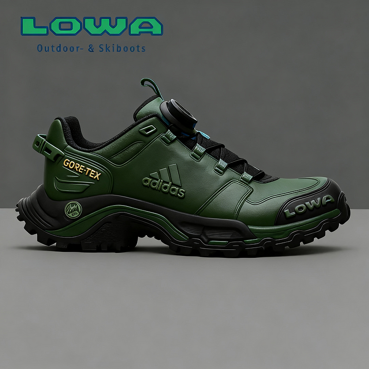 Patvarūs vyriški adidas® ir Lowa darbo ir žygio batai, puikiai tinkantys bet kokiai progai.