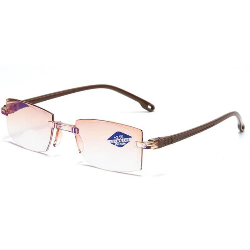 【Pirkite 1 Gaukite 1 nemokamai】FoldFlat Sapphire High Hardness Anti Blue Progressive Far Near Dual Purpose Glasses