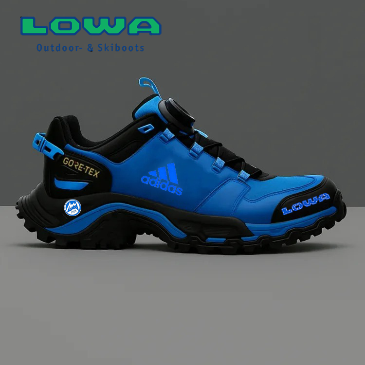 Patvarūs vyriški adidas® ir Lowa darbo ir žygio batai, puikiai tinkantys bet kokiai progai.