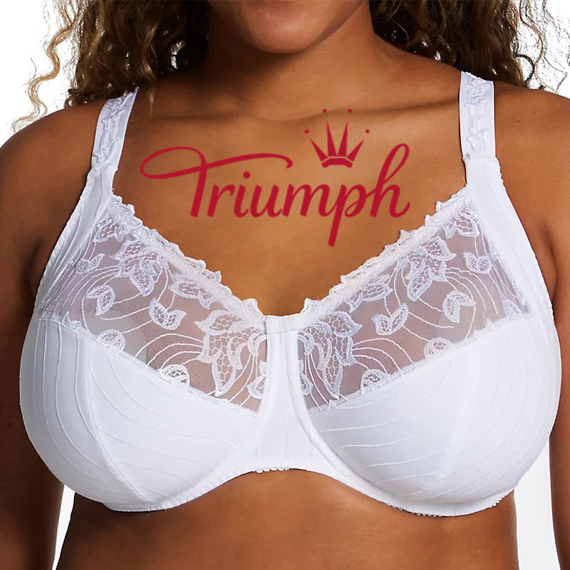 Triumph💝💝trijų dalių pusiau antklodė seksuali didelė patogi didelė nugaros liemenėlė✨✨