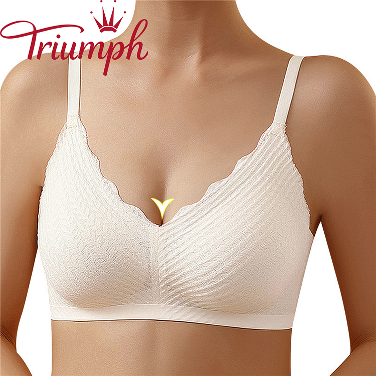 Triumph - 3 vnt 💥Bubble Lace Besiūliai lateksiniai ploni apatiniai[75A-110E]