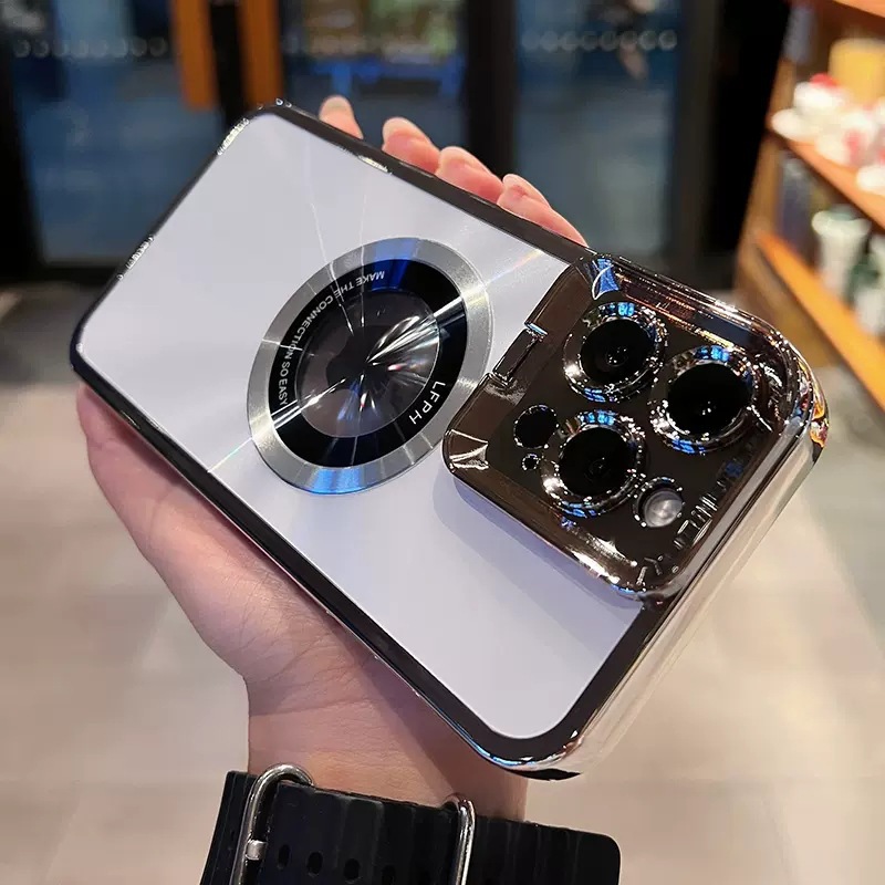 【50 % CENEJE】 Magnetni ovitek za iPhone z nastavkom za objektiv