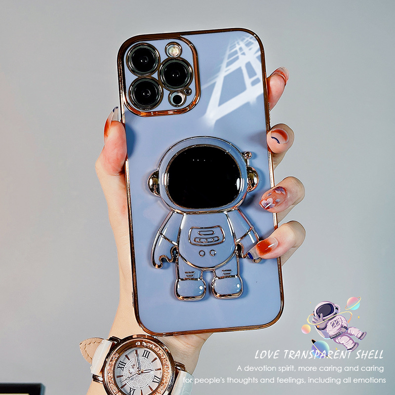 Stereo astronavtska torbica za telefon s stojalom Ustreza vsem telefonom iPhone