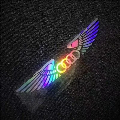3D Angel Wings Laser Car Sticker ✧5PCS✧