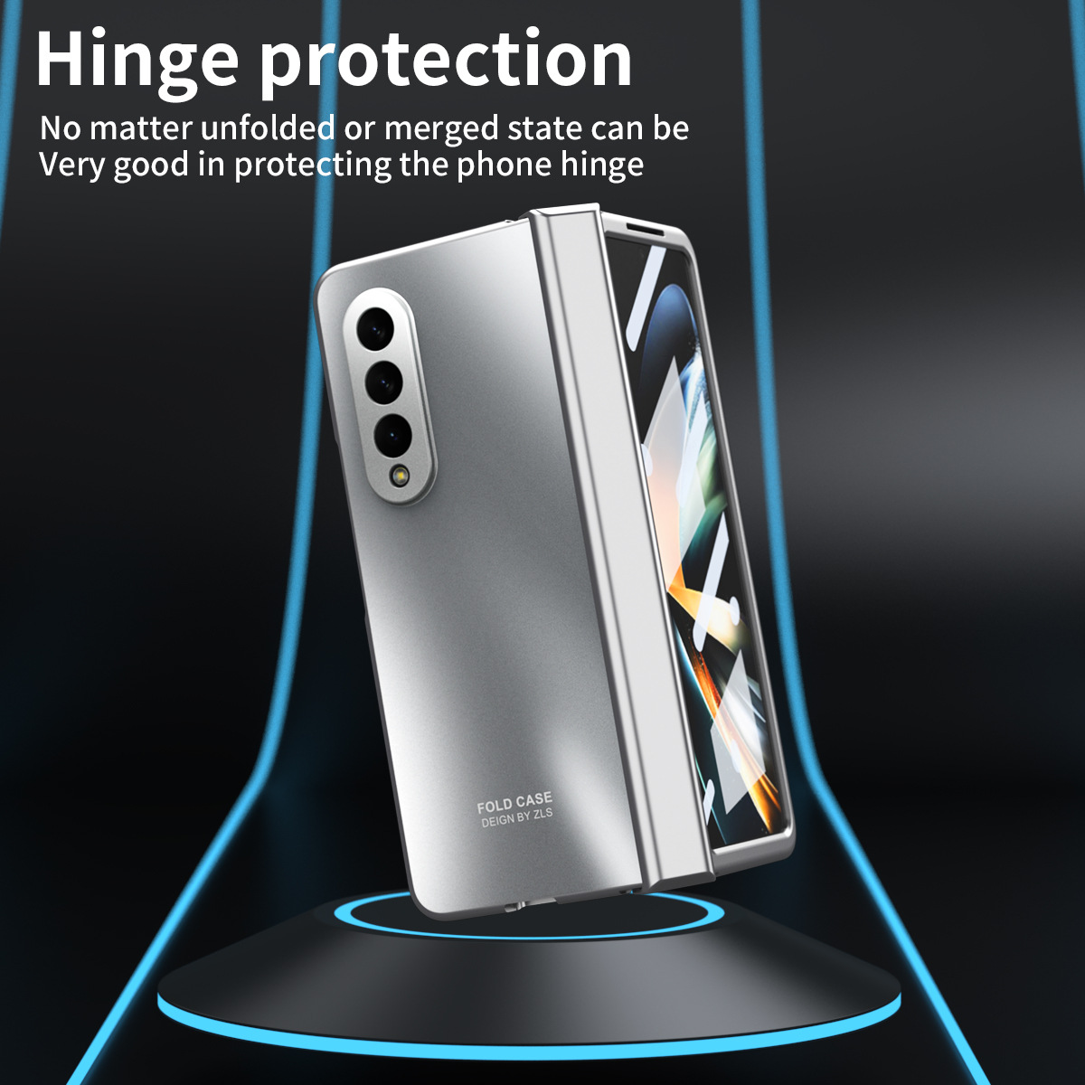Etui z motno prevleko in zadnjo zaščito zaslona za Samsung Galaxy Z Fold Series