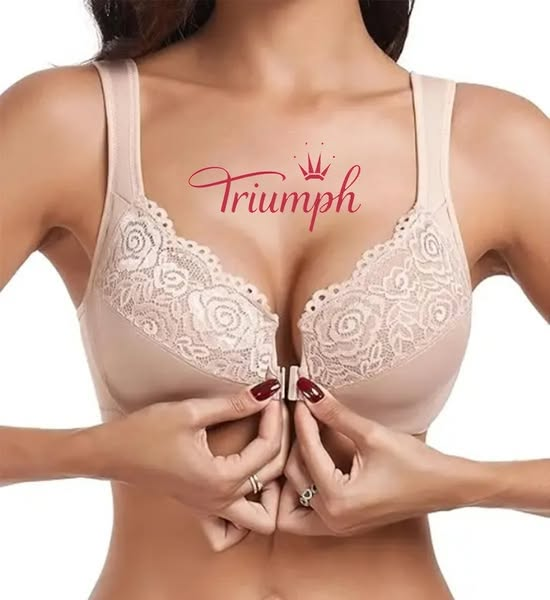 TRIUMPH® – 3 kosi. 💖 ✨ Nov ženski modrček iz mehke čipke