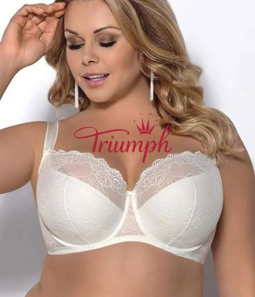 TRIUMPH® – 3 kosi. 💖 ✨ Nov ženski modrček iz mehke čipke