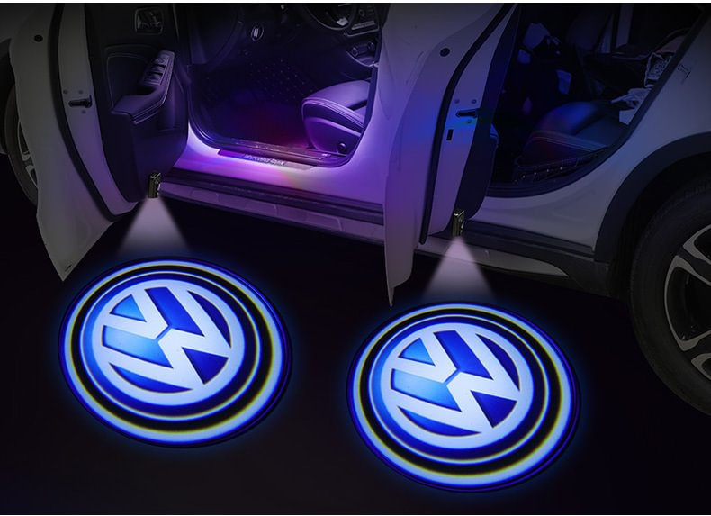 (4 kosi) 🚗🚗Car Logo Welcome Lights Projektor LED