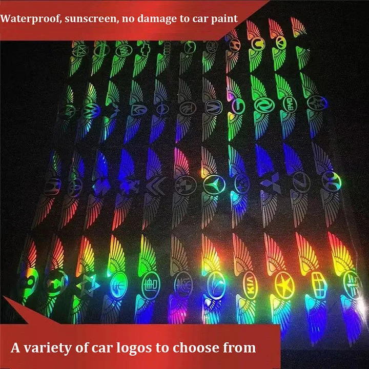 3D Angel Wings Laser Car Sticker ✧5PCS✧
