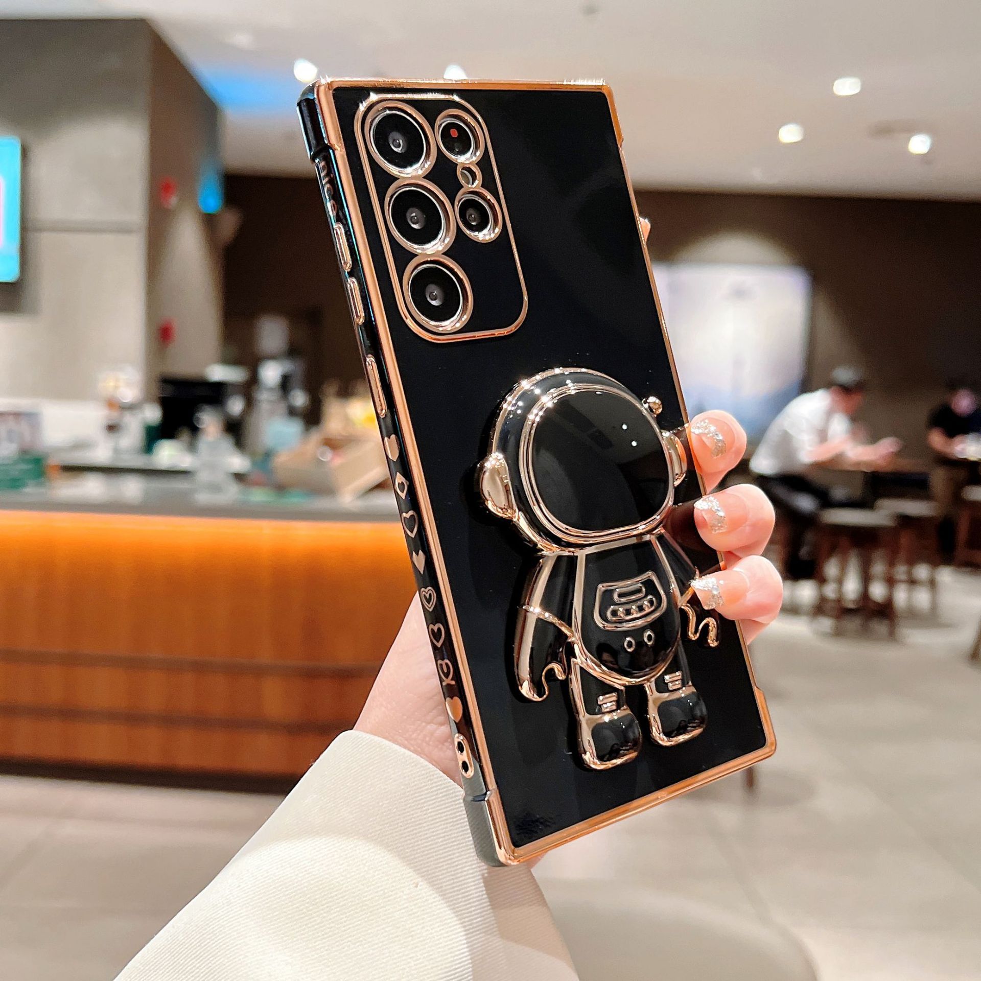 Primerno za Samsung S23, S22, S21, A33, A53, A54 itd. Etui za mobilni telefon Astronaut