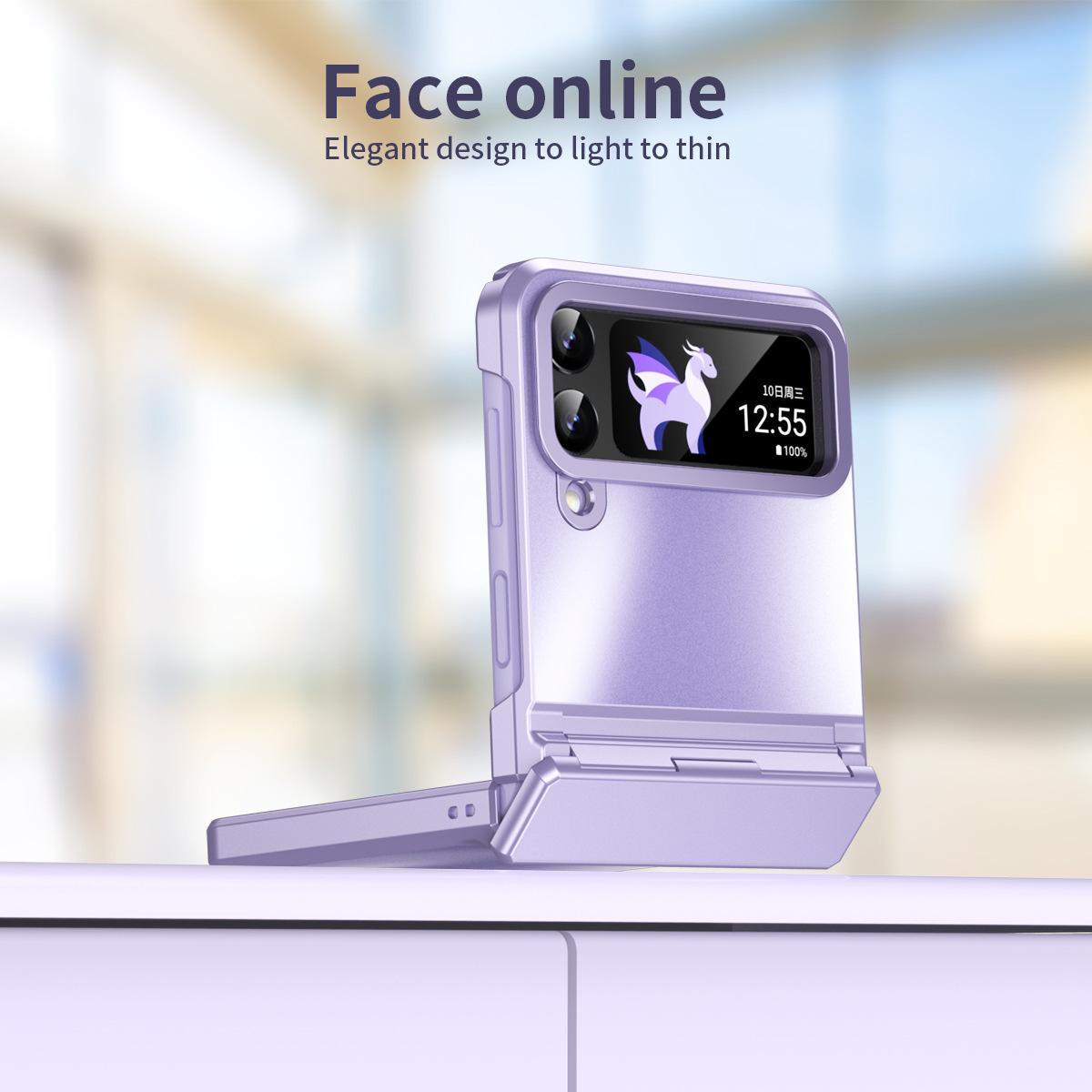 Luksuzen, eleganten ovitek za Samsung Z Flip 3/4/5