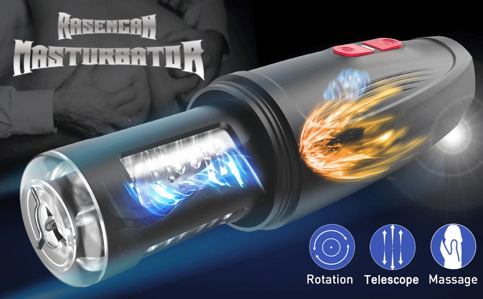 RASENGAN 10 Thrusting Masturbator with 3D Textured Vagina