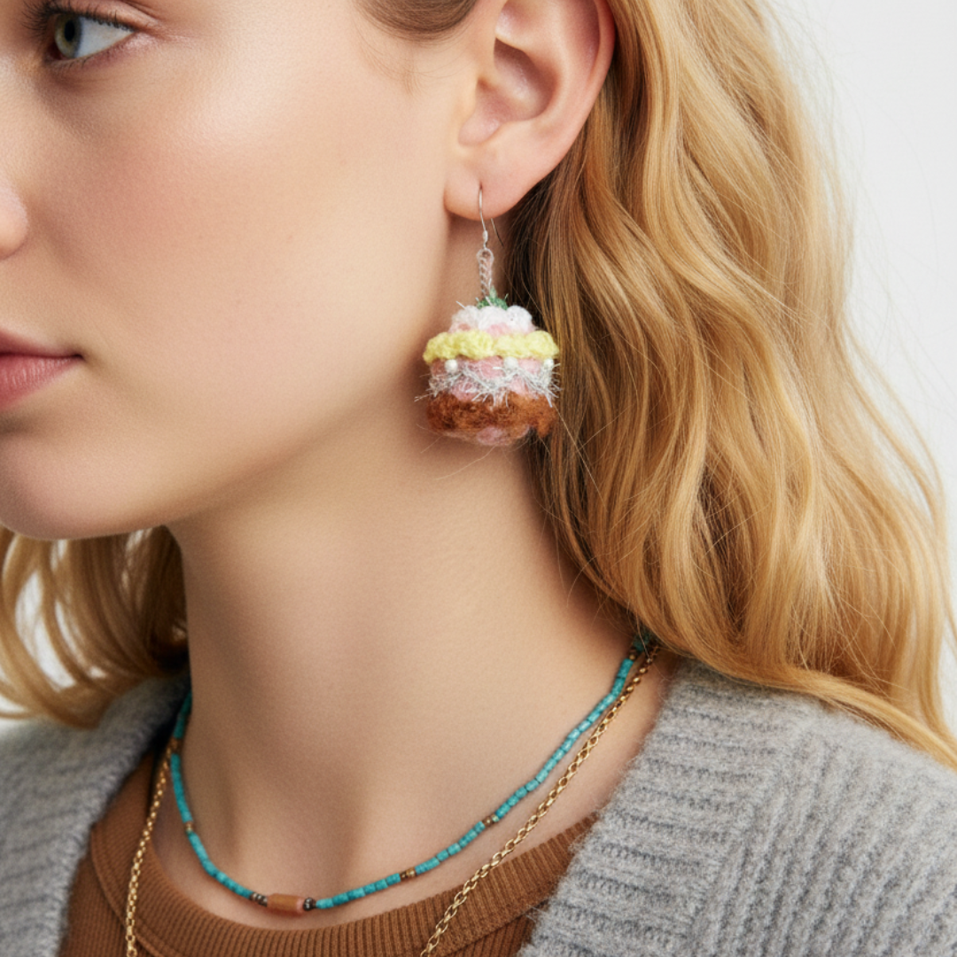 Cake Earrings