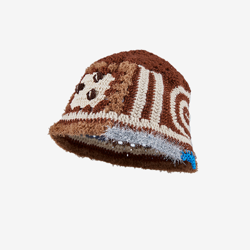 Hand-Crocheted | Refreshing Coffee Hat- Artisan Hand-Crocheted--feeky-Unique Sustainable Fashion