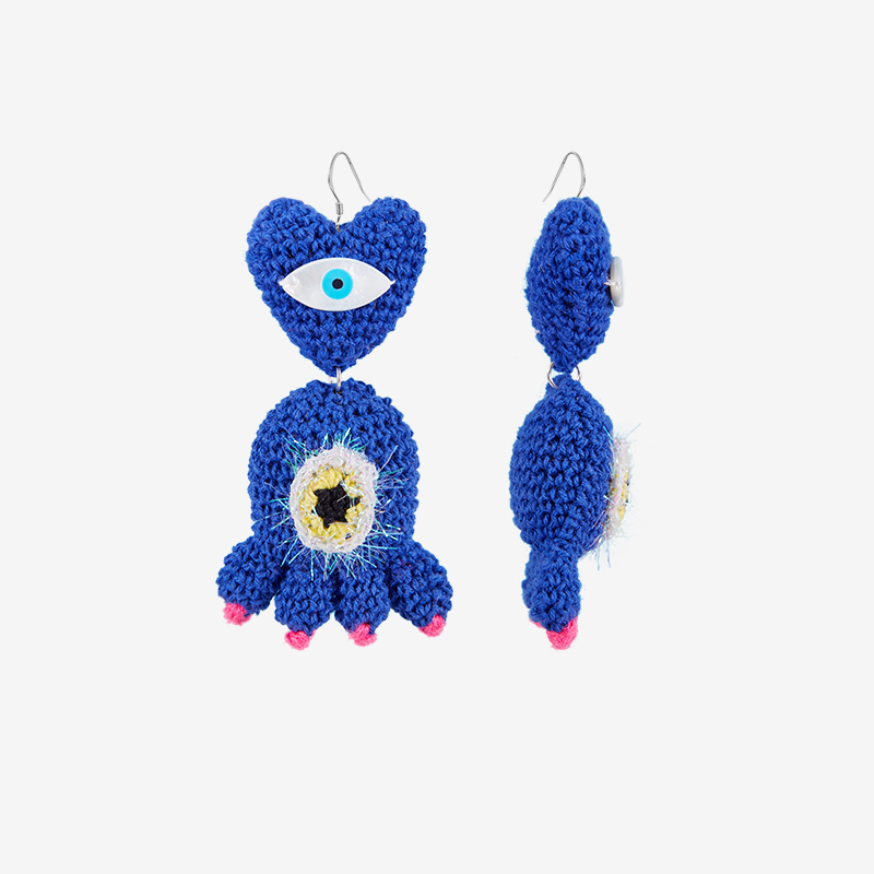 Handmade fashion earrings Weird foot earrings-feeky