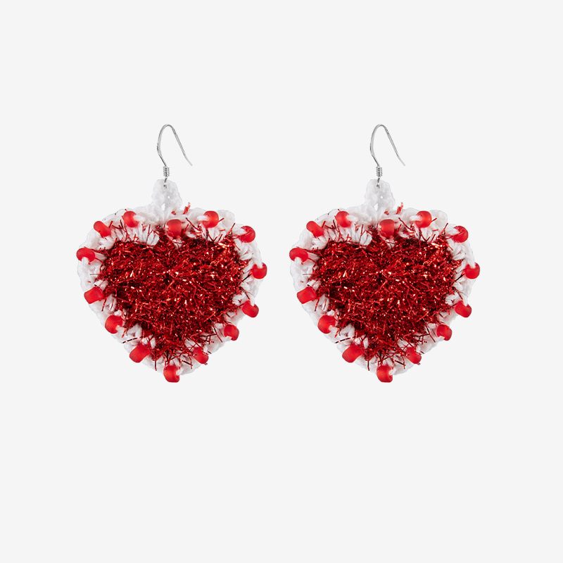 Handmade fashion earrings Vintage love earrings-feeky